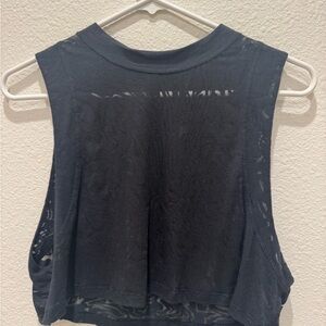 Lululemon Athletica Black Sleeveless Muscle Tee